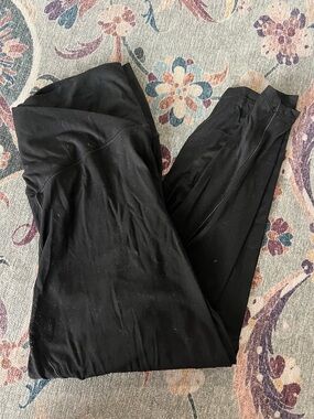 aerie Offline High-Rise 7/8 Black Leggings